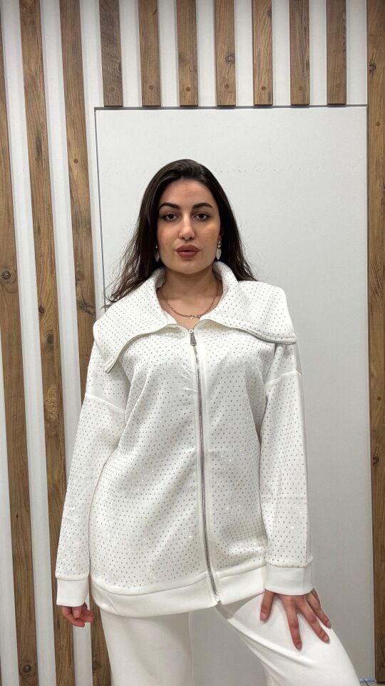 BEYAZ PREMİUM EŞOFMAN TAKIMI 44