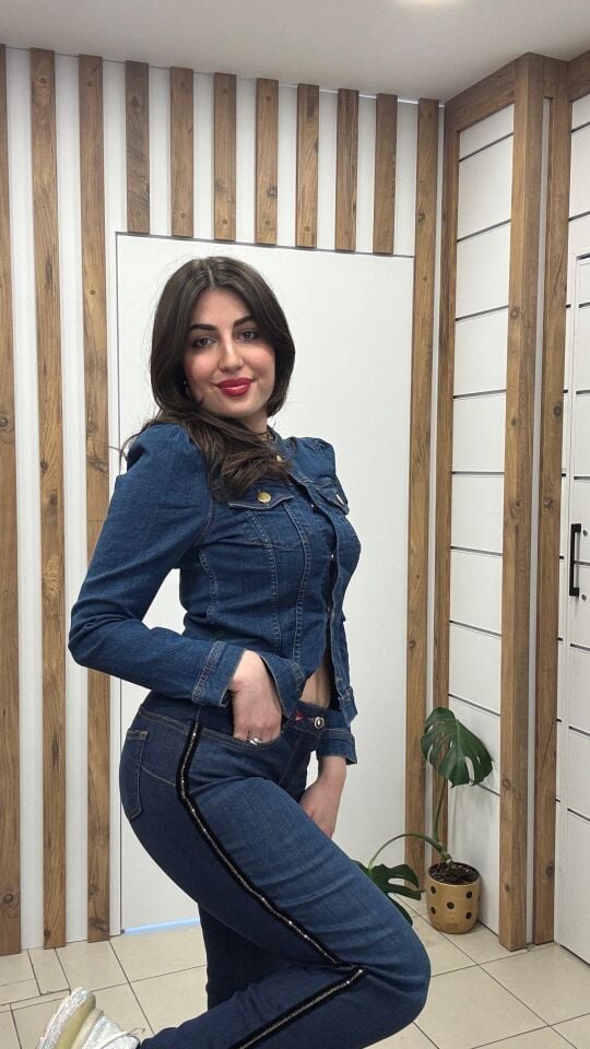 LACİVERT YANLARI ŞERİTLİ BOL PAÇA PANTOLON 25