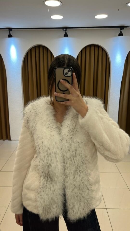 İTHAL KISA BEYAZ KÜRK M