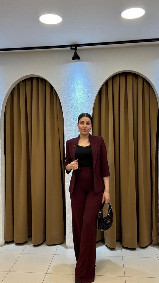 BORDO CEKETLİ TAKIM