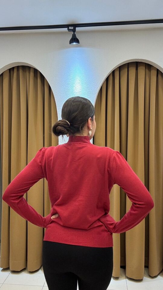 BORDO BALIKÇI YAKA İNCE TRİKO BADİ