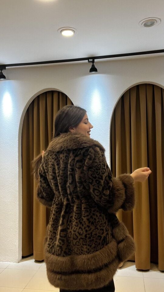LEOPAR UZUN KÜRK Standart - Leopar desen