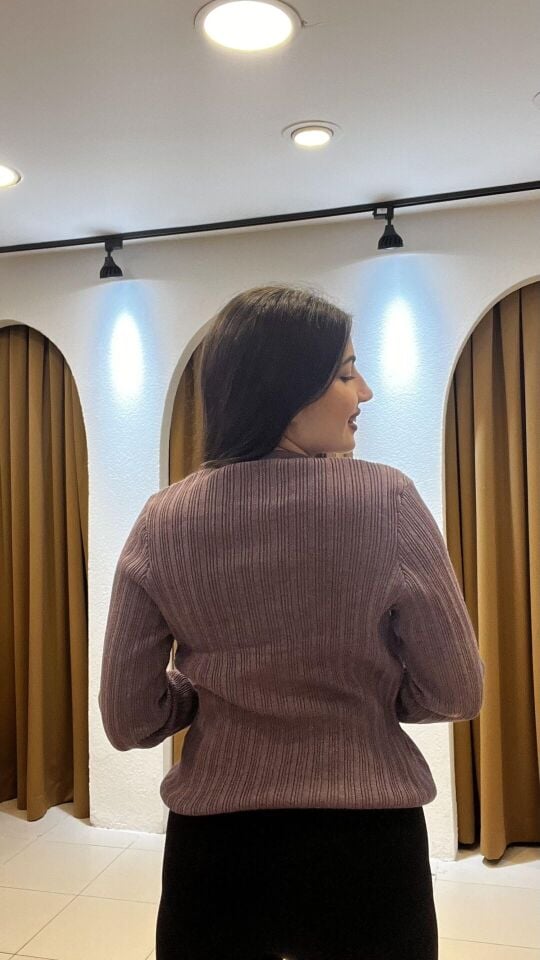 MOR TRİKO HIRKA Standart - Mor