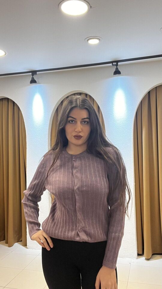 MOR TRİKO HIRKA Standart - Mor