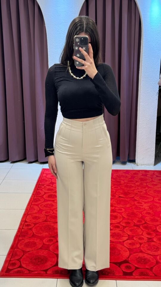 TAŞ MODEL ZARA KUMAŞ PANTOLON 46