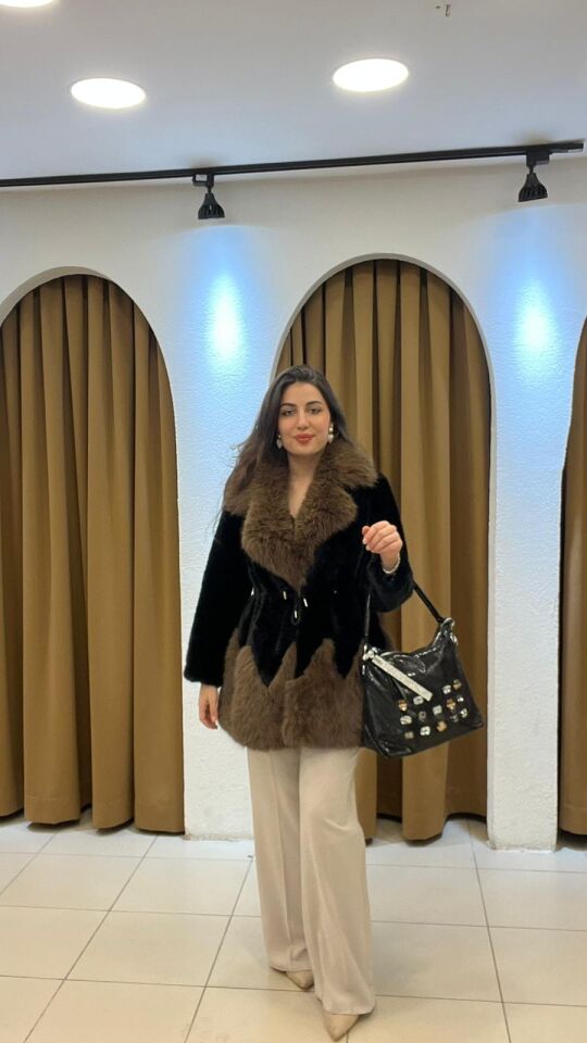 SİYAH KAHVERENGİ İTHAL KÜRK