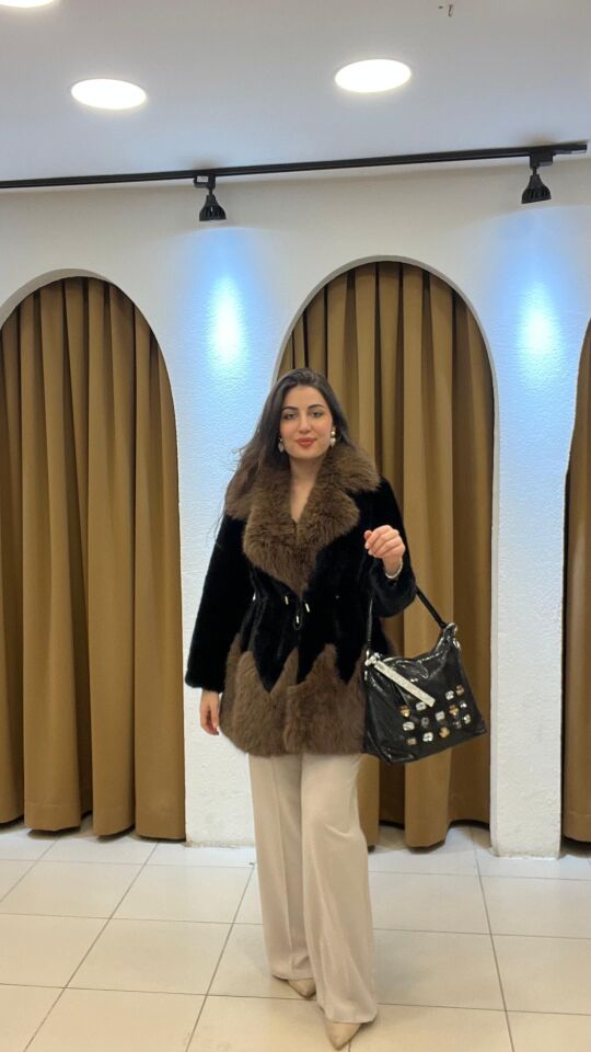 SİYAH KAHVERENGİ İTHAL KÜRK