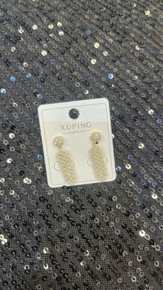 GOLD SARI ÇELİK KÜPE
