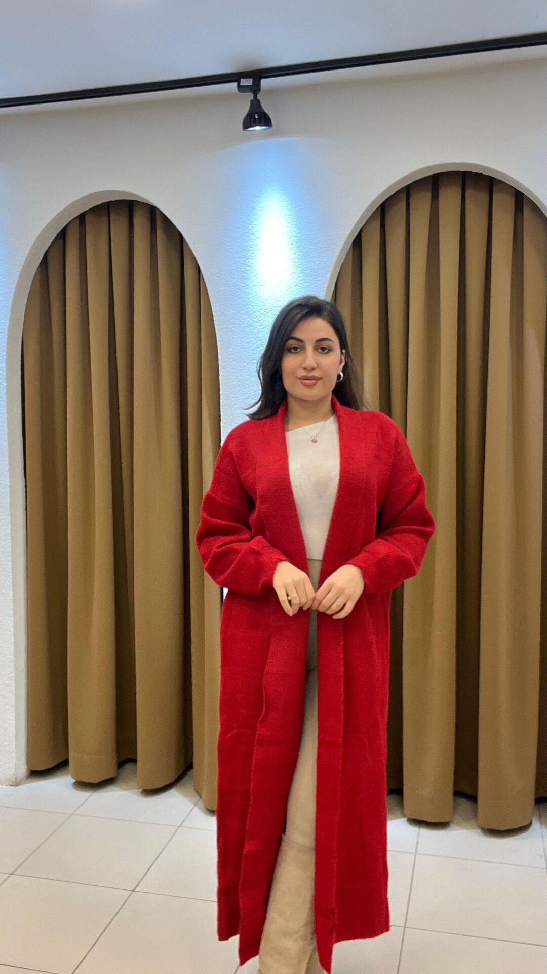 KIRMIZI YÜN UZUN HIRKA