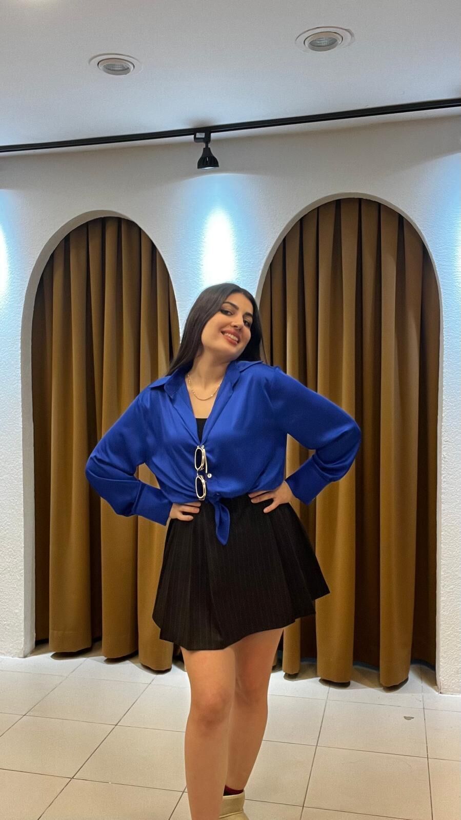 SİYAH PİLELİ ETEK L - Siyah