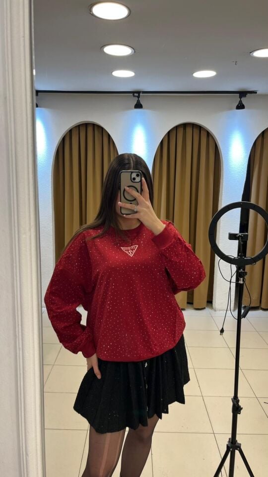 KİREMİT YUVARLAK YAKA SWEAT